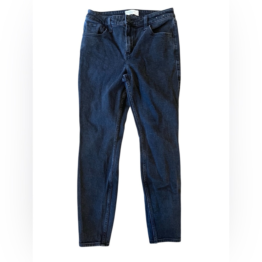 Abercrombie‎ & Fitch Black Skinny High Rise Jeans